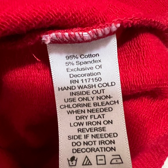 Quacker Factory Tunic Top  Red Anchors Sequins size M Long Sleeve. - Picture 8 of 8